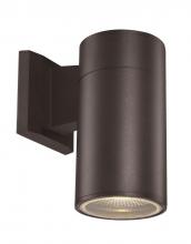  LED-50021 BK - Compact Collection, Tubular/Cylindrical, Outdoor Metal Wall Sconce Light